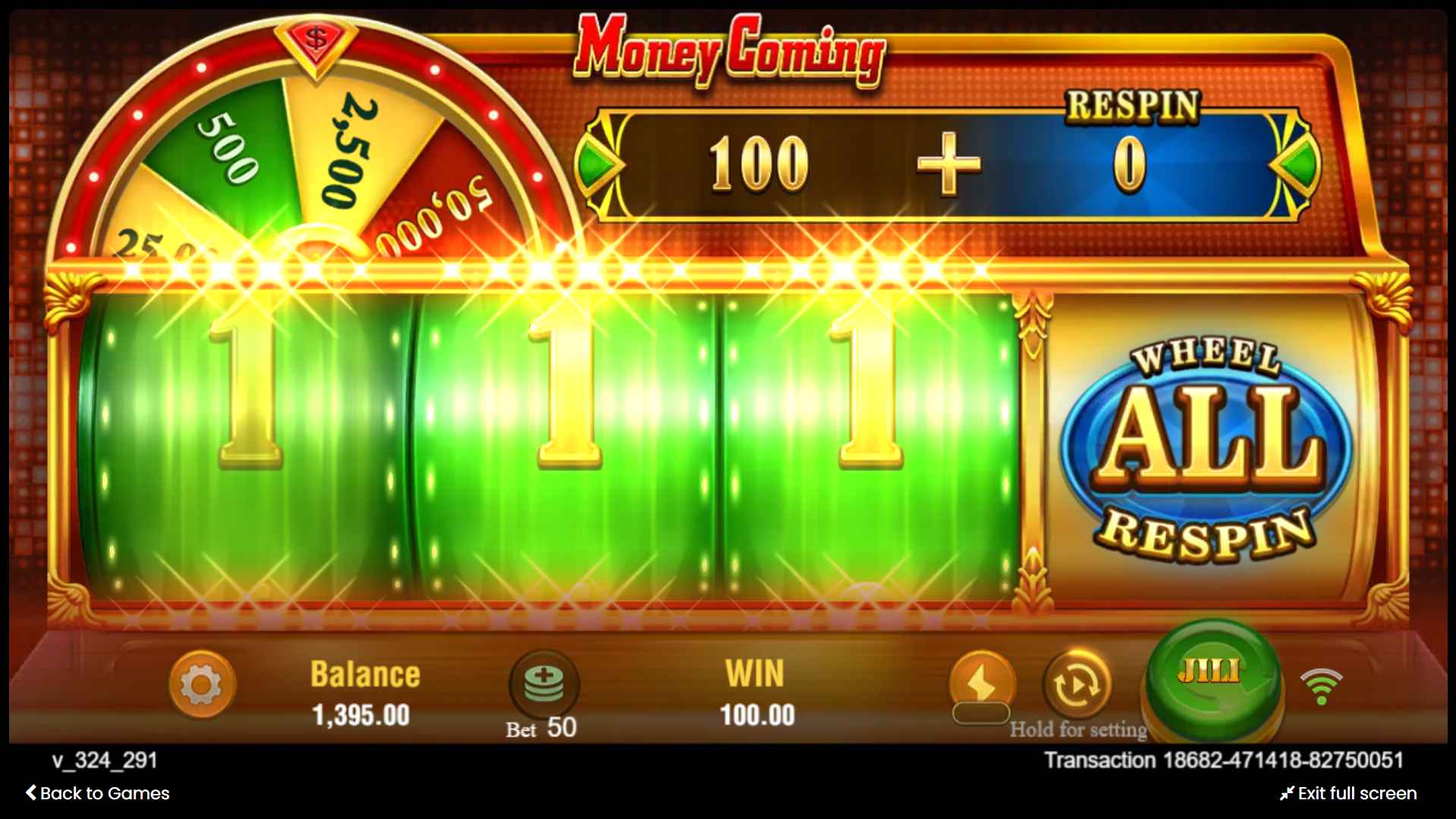 Step-by-step gameplay in Money Coming 1win Indonesia slot online